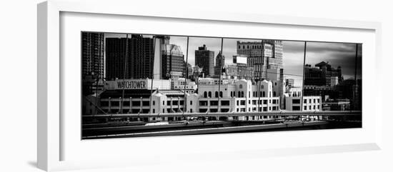 Panoramic View of Brooklyn Bridge of the Watchtower Building-Philippe Hugonnard-Framed Photographic Print