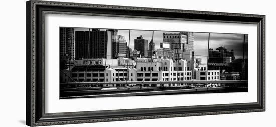 Panoramic View of Brooklyn Bridge of the Watchtower Building-Philippe Hugonnard-Framed Photographic Print