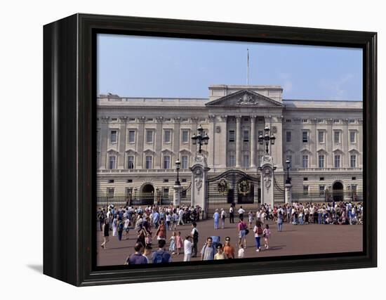 Panoramic View of Buckingham Palace, London, England, United Kingdom-Raj Kamal-Framed Premier Image Canvas