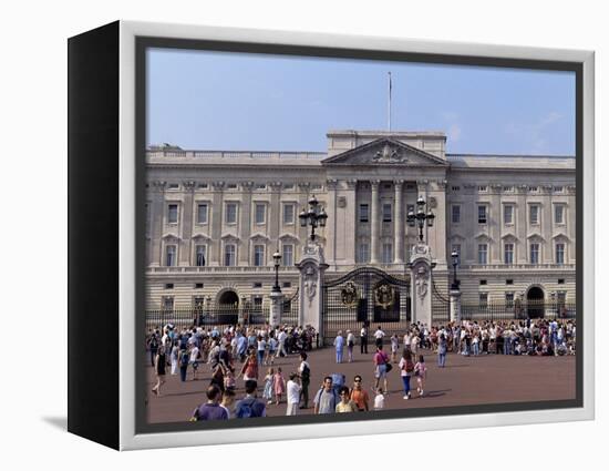 Panoramic View of Buckingham Palace, London, England, United Kingdom-Raj Kamal-Framed Premier Image Canvas