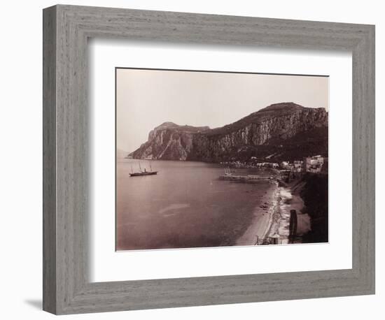 Panoramic View of Capri-Giorgio Sommer-Framed Giclee Print