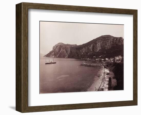 Panoramic View of Capri-Giorgio Sommer-Framed Giclee Print