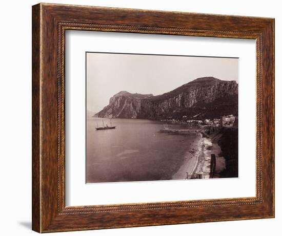 Panoramic View of Capri-Giorgio Sommer-Framed Giclee Print