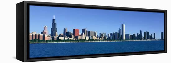 Panoramic View of Chicago Harbor, Chicago, Il-null-Framed Stretched Canvas