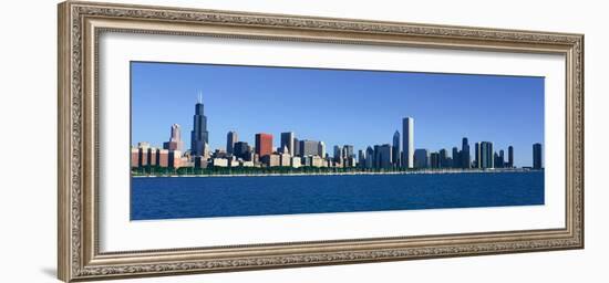 Panoramic View of Chicago Harbor, Chicago, Il-null-Framed Photographic Print