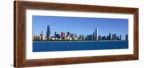 Panoramic View of Chicago Harbor, Chicago, Il-null-Framed Photographic Print