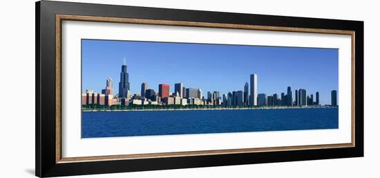 Panoramic View of Chicago Harbor, Chicago, Il-null-Framed Photographic Print