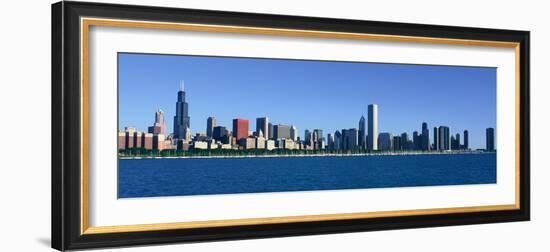 Panoramic View of Chicago Harbor, Chicago, Il-null-Framed Photographic Print