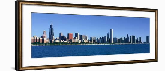 Panoramic View of Chicago Harbor, Chicago, Il-null-Framed Photographic Print