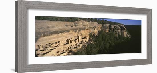 Panoramic View of Cliff Palace Cliff Dwelling Indian Ruin-null-Framed Photographic Print