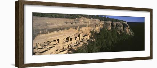 Panoramic View of Cliff Palace Cliff Dwelling Indian Ruin-null-Framed Photographic Print