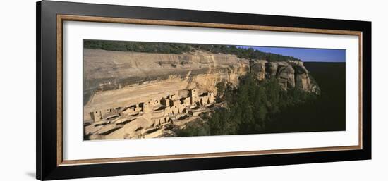 Panoramic View of Cliff Palace Cliff Dwelling Indian Ruin-null-Framed Photographic Print