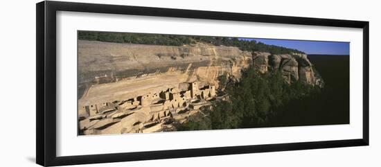 Panoramic View of Cliff Palace Cliff Dwelling Indian Ruin-null-Framed Photographic Print