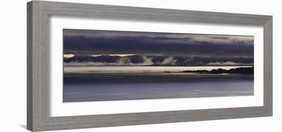 Panoramic View of Dawn Breaking across the Sound of Raasay and the Isle of Rona-John Woodworth-Framed Photographic Print