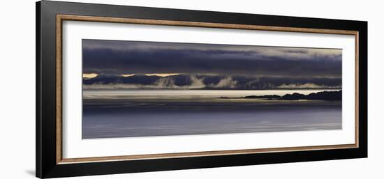 Panoramic View of Dawn Breaking across the Sound of Raasay and the Isle of Rona-John Woodworth-Framed Photographic Print