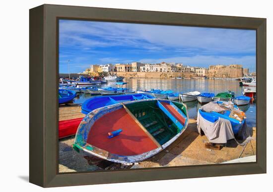 Panoramic View of Gallipoli. Puglia. Southern Italy.-Mi.Ti.-Framed Premier Image Canvas