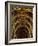 Panoramic View of Interior of Chartres Cathedral Looking up Nave Toward Main Altar-Gjon Mili-Framed Photographic Print