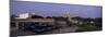 Panoramic View of Iowa State Capitol in Des Moines Iowa at Dusk-null-Mounted Photographic Print