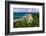 Panoramic view of Kee-e Beach, Kauai, Hawaii-George Oze-Framed Photographic Print