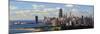 Panoramic View of Lake Michigan and Lincoln Park, Chicago, Il-null-Mounted Photographic Print