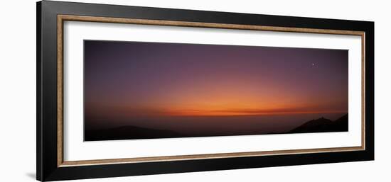 Panoramic View of Las Campanas Observatory at Twilight, Chile-null-Framed Photographic Print