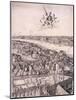 Panoramic View of London, C1670-Wenceslaus Hollar-Mounted Giclee Print