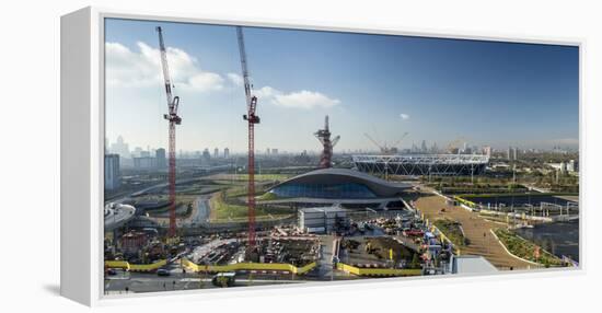 Panoramic View of London from the 12th Floor at Staybridge Suites London-Stratford City-Mark Chivers-Framed Premier Image Canvas