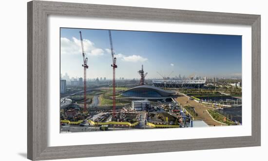 Panoramic View of London from the 12th Floor at Staybridge Suites London-Stratford City-Mark Chivers-Framed Photographic Print