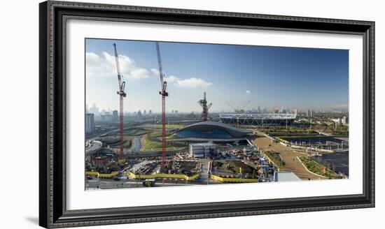 Panoramic View of London from the 12th Floor at Staybridge Suites London-Stratford City-Mark Chivers-Framed Photographic Print