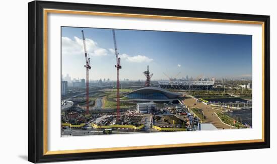 Panoramic View of London from the 12th Floor at Staybridge Suites London-Stratford City-Mark Chivers-Framed Photographic Print