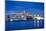 Panoramic View of London Skyline over the River Thames Featuring Canary Wharf-Ian Egner-Mounted Photographic Print