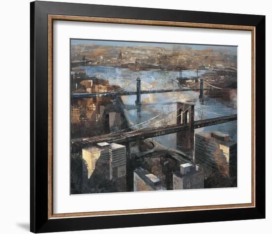 Panoramic View of Manhattan-Marti Bofarull-Framed Giclee Print