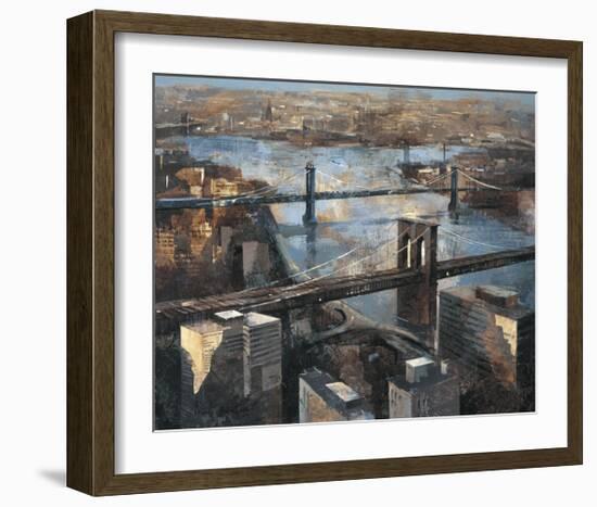 Panoramic View of Manhattan-Marti Bofarull-Framed Giclee Print