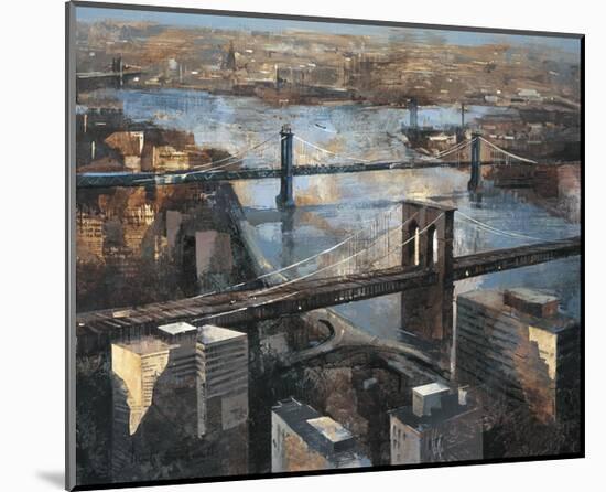 Panoramic View of Manhattan-Marti Bofarull-Mounted Giclee Print