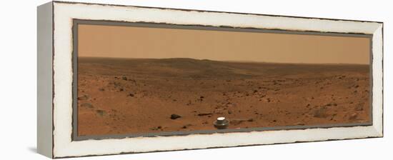 Panoramic View of Mars-Stocktrek Images-Framed Premier Image Canvas