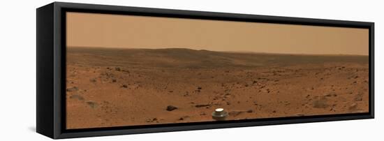 Panoramic View of Mars-Stocktrek Images-Framed Premier Image Canvas