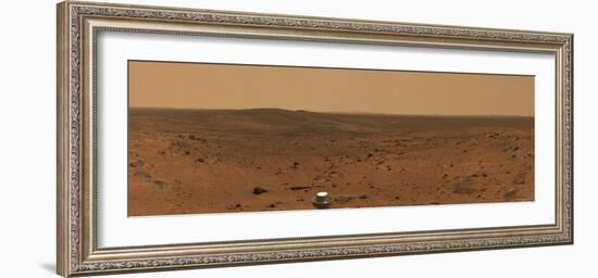 Panoramic View of Mars-Stocktrek Images-Framed Photographic Print