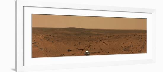 Panoramic View of Mars-Stocktrek Images-Framed Photographic Print