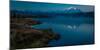 Panoramic view of Mount Denali, previously known as McKinley from Wonder Lake, Denali National P...-null-Mounted Photographic Print