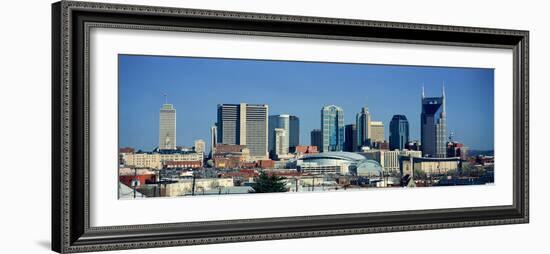 Panoramic View of Nashville, Tennessee Skyline in Morning Light-null-Framed Photographic Print