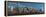 Panoramic View of New York City Skyline on Water Featuring One World Trade Center (1Wtc)-null-Framed Stretched Canvas