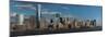 Panoramic View of New York City Skyline on Water Featuring One World Trade Center (1Wtc)-null-Mounted Photographic Print