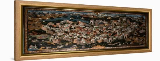 Panoramic View of Palestine with Jerusalem City, 1833-null-Framed Premier Image Canvas