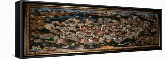 Panoramic View of Palestine with Jerusalem City, 1833-null-Framed Premier Image Canvas