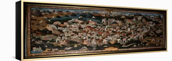 Panoramic View of Palestine with Jerusalem City, 1833-null-Framed Premier Image Canvas