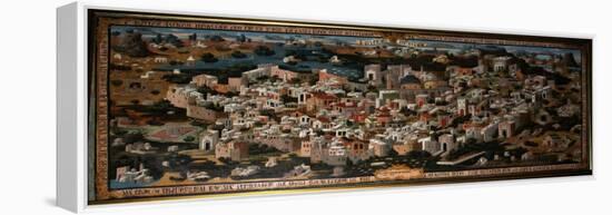 Panoramic View of Palestine with Jerusalem City, 1833-null-Framed Premier Image Canvas