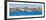 Panoramic view of Portland Harbor boats with south Portland skyline, Portland, Maine-null-Framed Photographic Print