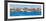 Panoramic view of Portland Harbor boats with south Portland skyline, Portland, Maine-null-Framed Photographic Print