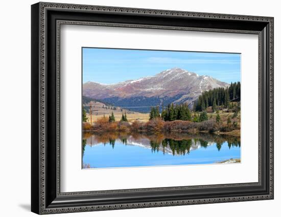 Panoramic View of Scenic Landscape near Leadville Colorado-SNEHITDESIGN-Framed Photographic Print