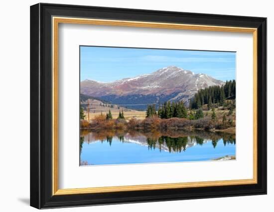 Panoramic View of Scenic Landscape near Leadville Colorado-SNEHITDESIGN-Framed Photographic Print